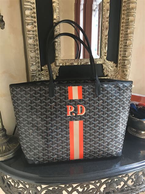 personalized goyard tote.